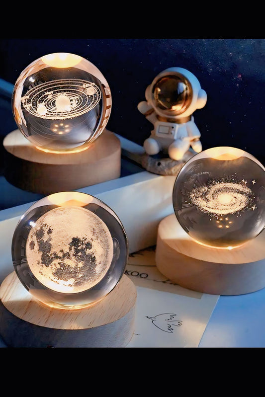 3D Crystal Moon Lamp