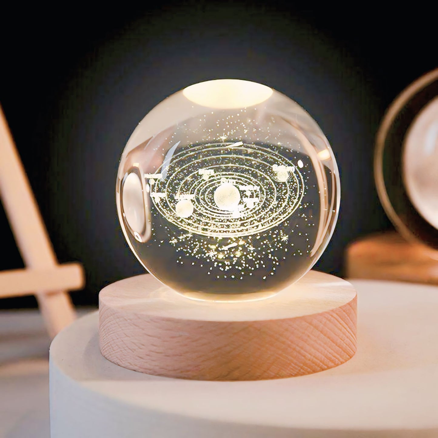 3D Crystal Moon Lamp